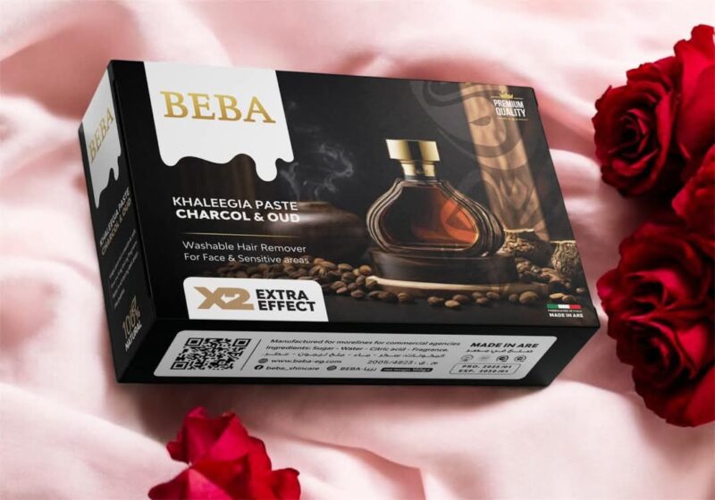 العجينة الخليجية من Beba بالرمان  بالعود والفحم